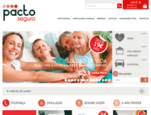 Tablet Screenshot of pactoseguro.com